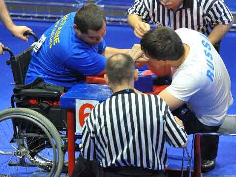 Чемпионат Европы по армспорту среди спортсменов с инвалидностью